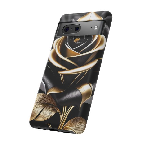 Copy of Black and Gold Rose iPhone | Samsung | Samsung Galaxy | Google Pixel - Cell Phone Tough Cases - Image 155