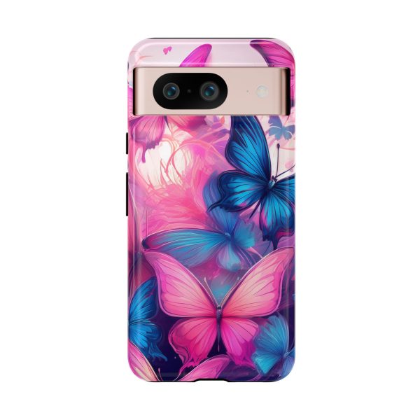 Blue and Pink Butterfly Cell Phone Tough Cases iPhone | Samsung | Samsung Galaxy | Google Pixel - Image 225