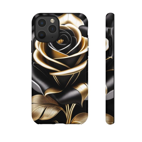 Copy of Black and Gold Rose iPhone | Samsung | Samsung Galaxy | Google Pixel - Cell Phone Tough Cases - Image 26