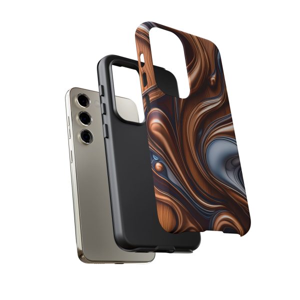 Wood Grain WG11 iPhone | Samsung | Samsung Galaxy | Google Pixel - Cell Phone Tough Cases - Image 132