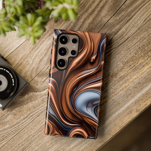 Wood Grain WG11 iPhone | Samsung | Samsung Galaxy | Google Pixel - Cell Phone Tough Cases - Image 5