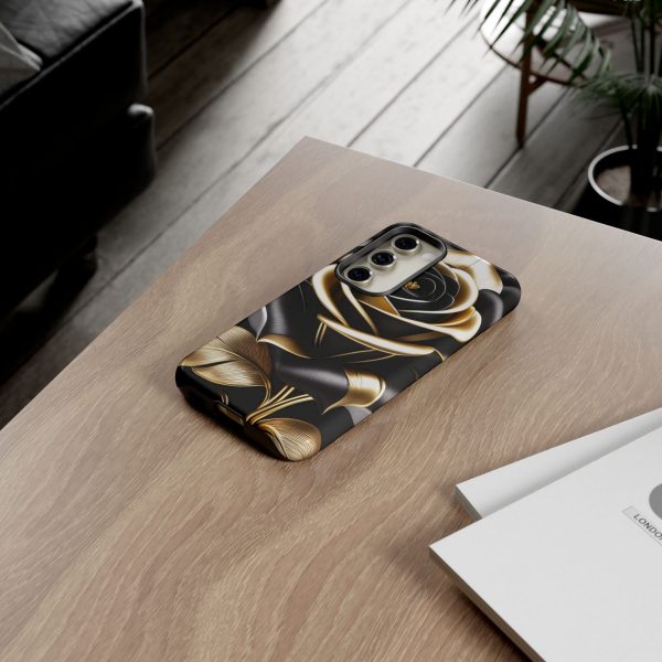 Copy of Black and Gold Rose iPhone | Samsung | Samsung Galaxy | Google Pixel - Cell Phone Tough Cases - Image 129