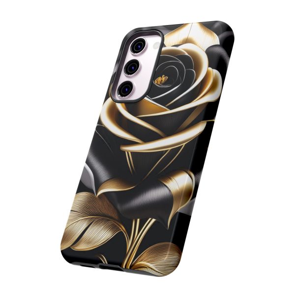 Copy of Black and Gold Rose iPhone | Samsung | Samsung Galaxy | Google Pixel - Cell Phone Tough Cases - Image 135