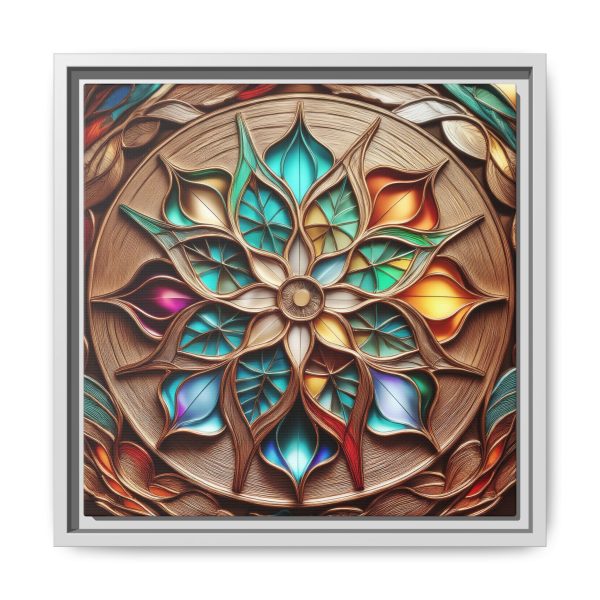 Wood Grain Style WG5 Matte Canvas, Framed (Multi-color) - Image 17