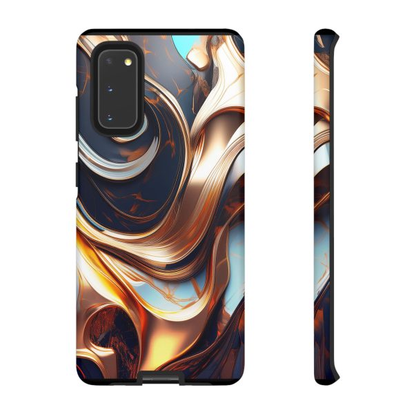 Navy Blue Gold Cell Phone Tough Cases iPhone | Samsung | Samsung Galaxy | Google Pixel - Image 31