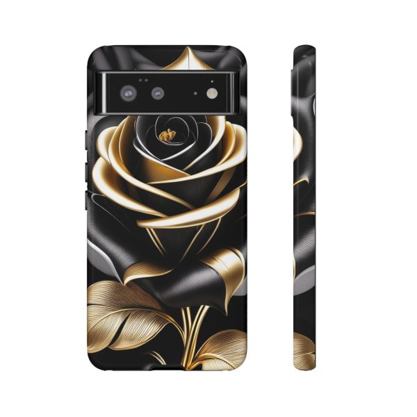 Copy of Black and Gold Rose iPhone | Samsung | Samsung Galaxy | Google Pixel - Cell Phone Tough Cases - Image 70