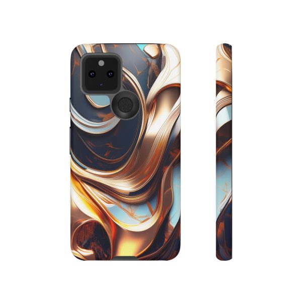 Navy Blue Gold Cell Phone Tough Cases iPhone | Samsung | Samsung Galaxy | Google Pixel - Image 68