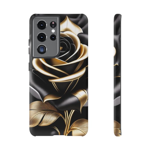 Copy of Black and Gold Rose iPhone | Samsung | Samsung Galaxy | Google Pixel - Cell Phone Tough Cases - Image 64