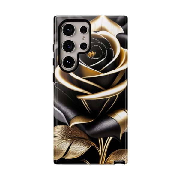 Copy of Black and Gold Rose iPhone | Samsung | Samsung Galaxy | Google Pixel - Cell Phone Tough Cases