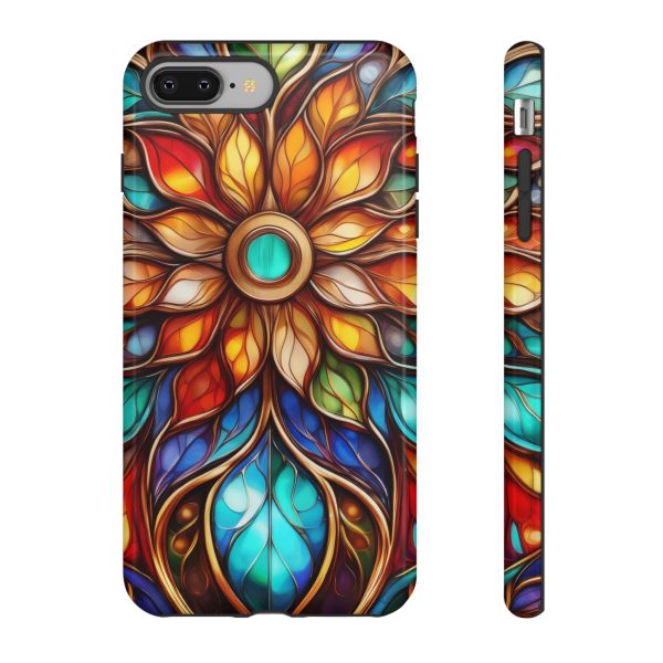 Stained Glass Flower SG1 Cell Phone Tough Cases iPhone | Samsung | Samsung Galaxy | Google Pixel - Image 8