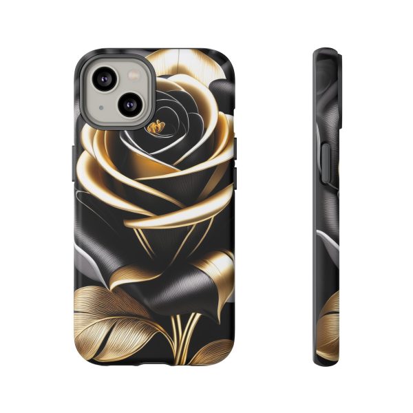 Copy of Black and Gold Rose iPhone | Samsung | Samsung Galaxy | Google Pixel - Cell Phone Tough Cases - Image 98