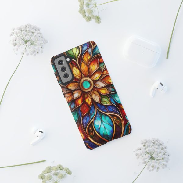 Stained Glass Flower SG1 Cell Phone Tough Cases iPhone | Samsung | Samsung Galaxy | Google Pixel - Image 61