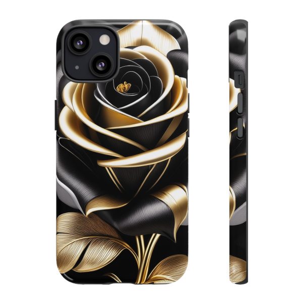 Copy of Black and Gold Rose iPhone | Samsung | Samsung Galaxy | Google Pixel - Cell Phone Tough Cases - Image 42