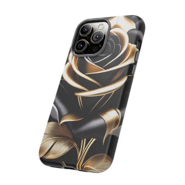 Copy of Black and Gold Rose iPhone | Samsung | Samsung Galaxy | Google Pixel - Cell Phone Tough Cases - Image 123