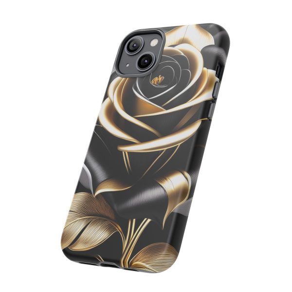 Copy of Black and Gold Rose iPhone | Samsung | Samsung Galaxy | Google Pixel - Cell Phone Tough Cases - Image 115