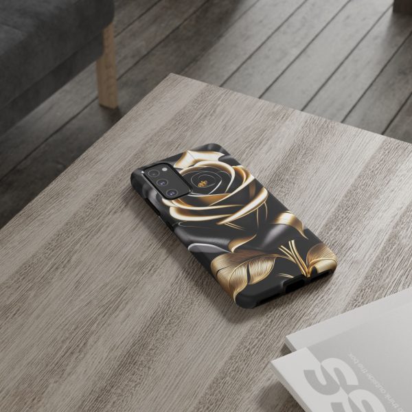 Copy of Black and Gold Rose iPhone | Samsung | Samsung Galaxy | Google Pixel - Cell Phone Tough Cases - Image 77