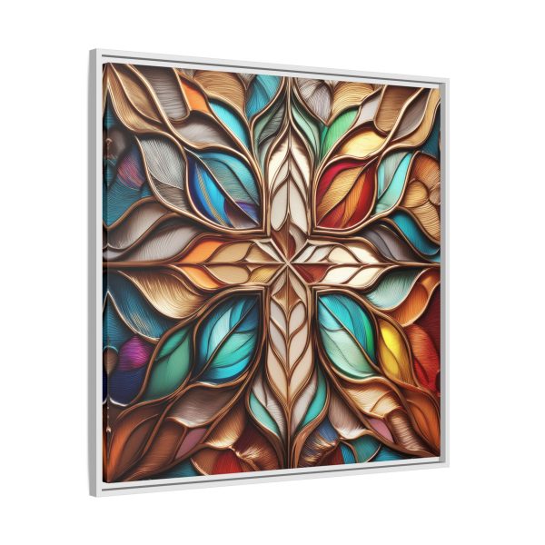 Wood Grain Style WG1 Matte Canvas, Framed (Multi-color) - Image 34