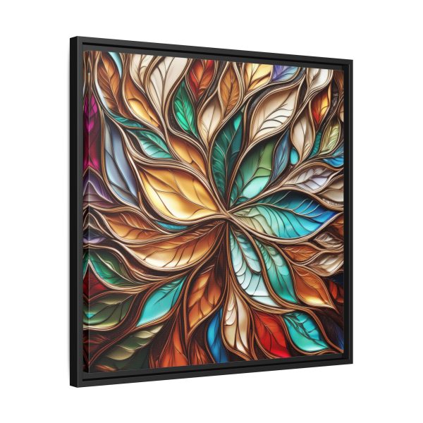 Wood Grain Stain Style WG12 Matte Canvas, Framed (Multi-color) - Image 10