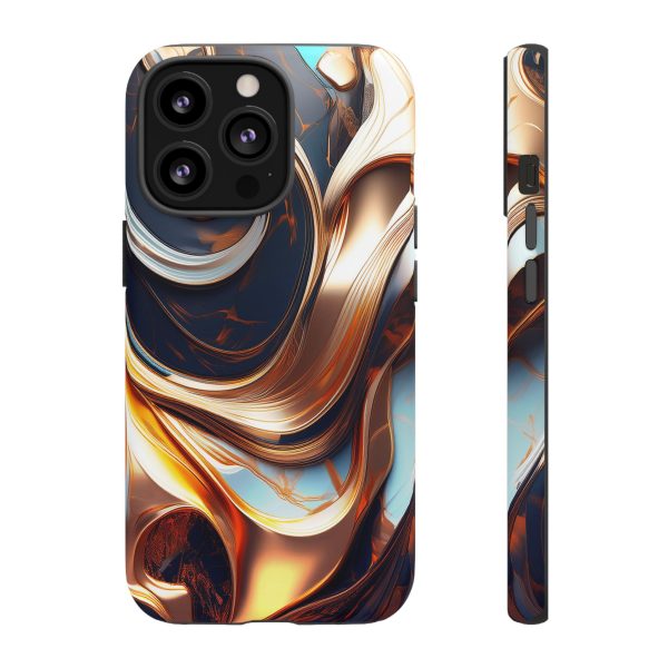 Navy Blue Gold Cell Phone Tough Cases iPhone | Samsung | Samsung Galaxy | Google Pixel - Image 48