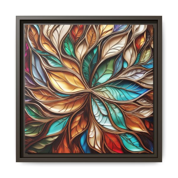 Wood Grain Stain Style WG12 Matte Canvas, Framed (Multi-color) - Image 13