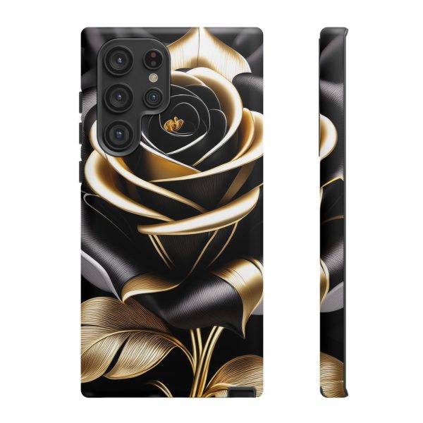 Copy of Black and Gold Rose iPhone | Samsung | Samsung Galaxy | Google Pixel - Cell Phone Tough Cases - Image 92