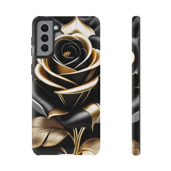 Copy of Black and Gold Rose iPhone | Samsung | Samsung Galaxy | Google Pixel - Cell Phone Tough Cases - Image 60