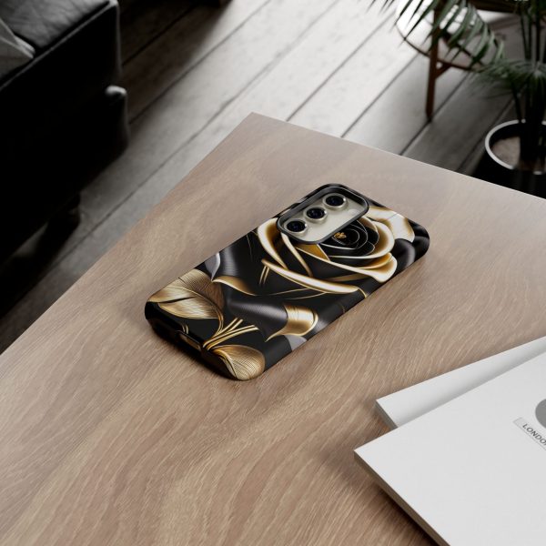 Copy of Black and Gold Rose iPhone | Samsung | Samsung Galaxy | Google Pixel - Cell Phone Tough Cases - Image 133