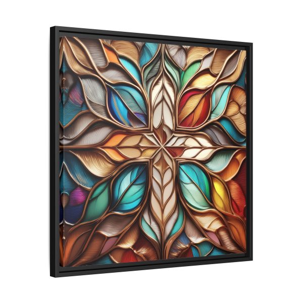 Wood Grain Style WG1 Matte Canvas, Framed (Multi-color) - Image 10