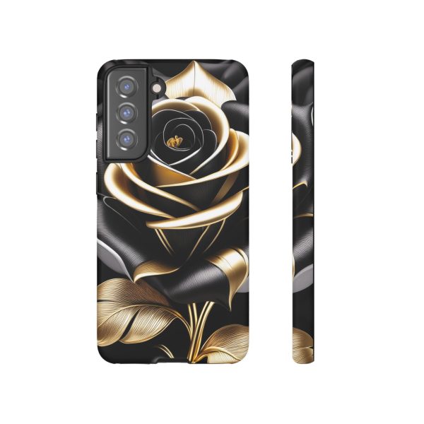 Copy of Black and Gold Rose iPhone | Samsung | Samsung Galaxy | Google Pixel - Cell Phone Tough Cases - Image 80