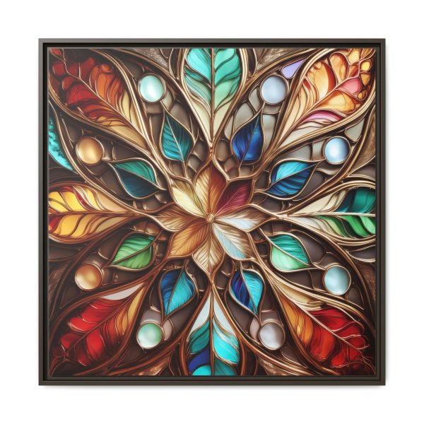 Wood Grain Stain Style WG4 Matte Canvas, Framed (Multi-color) - Image 29