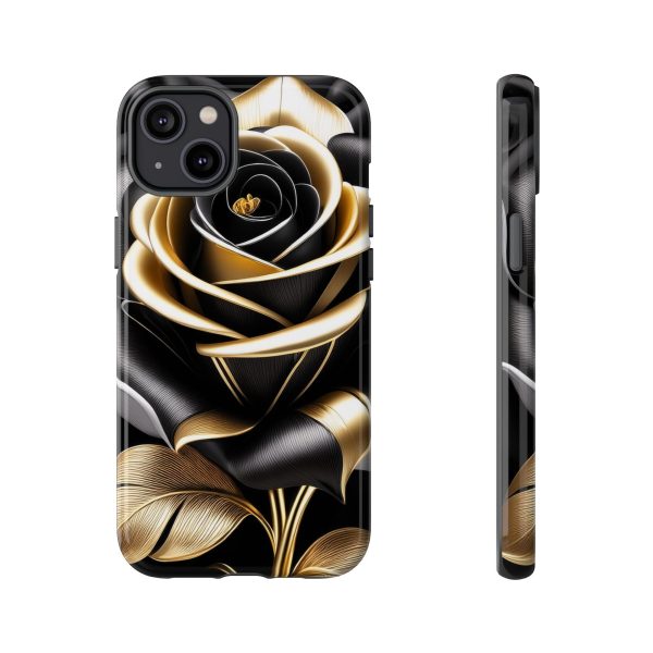 Copy of Black and Gold Rose iPhone | Samsung | Samsung Galaxy | Google Pixel - Cell Phone Tough Cases - Image 110