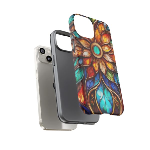 Stained Glass Flower SG1 Cell Phone Tough Cases iPhone | Samsung | Samsung Galaxy | Google Pixel - Image 100