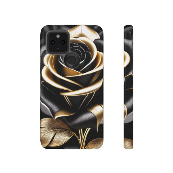 Copy of Black and Gold Rose iPhone | Samsung | Samsung Galaxy | Google Pixel - Cell Phone Tough Cases - Image 66