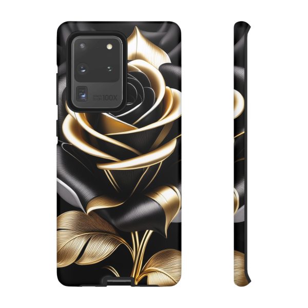 Copy of Black and Gold Rose iPhone | Samsung | Samsung Galaxy | Google Pixel - Cell Phone Tough Cases - Image 33