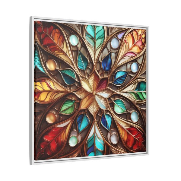 Wood Grain Stain Style WG4 Matte Canvas, Framed (Multi-color) - Image 34