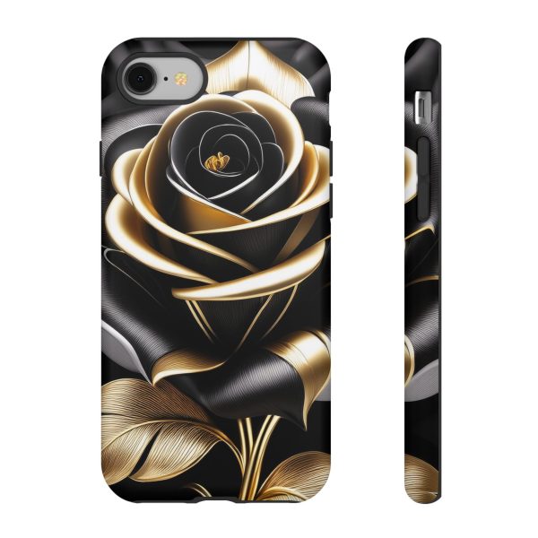 Copy of Black and Gold Rose iPhone | Samsung | Samsung Galaxy | Google Pixel - Cell Phone Tough Cases - Image 7