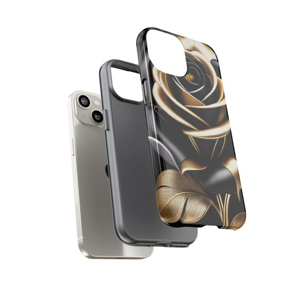 Copy of Black and Gold Rose iPhone | Samsung | Samsung Galaxy | Google Pixel - Cell Phone Tough Cases - Image 96