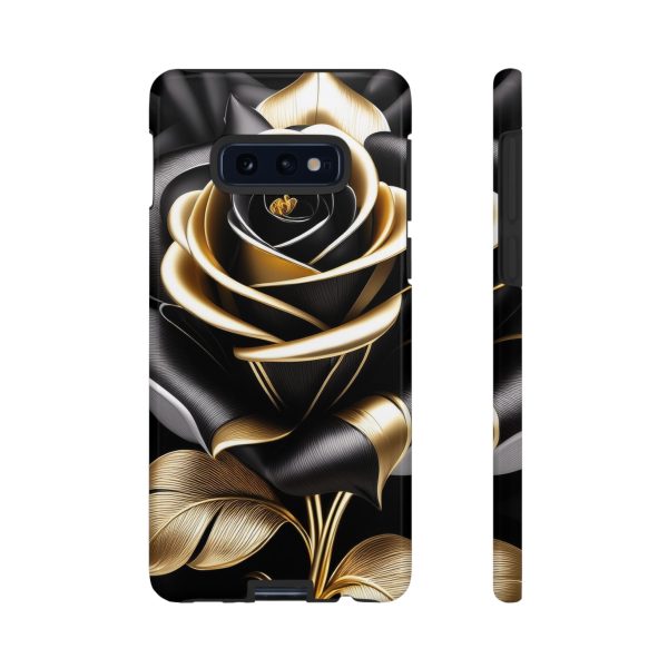 Copy of Black and Gold Rose iPhone | Samsung | Samsung Galaxy | Google Pixel - Cell Phone Tough Cases - Image 18