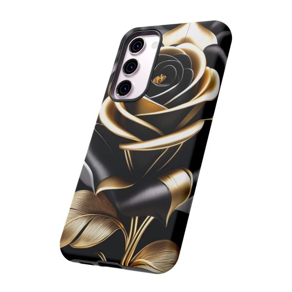 Copy of Black and Gold Rose iPhone | Samsung | Samsung Galaxy | Google Pixel - Cell Phone Tough Cases - Image 139