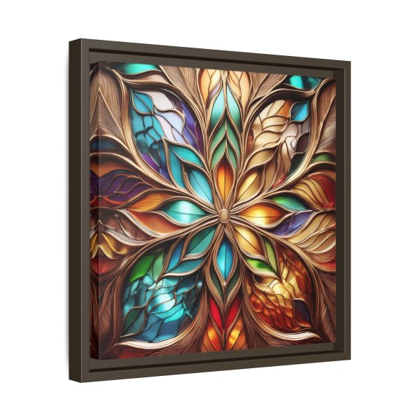 Wood Grain Style WG2 Matte Canvas, Framed (Multi-color) - Image 14