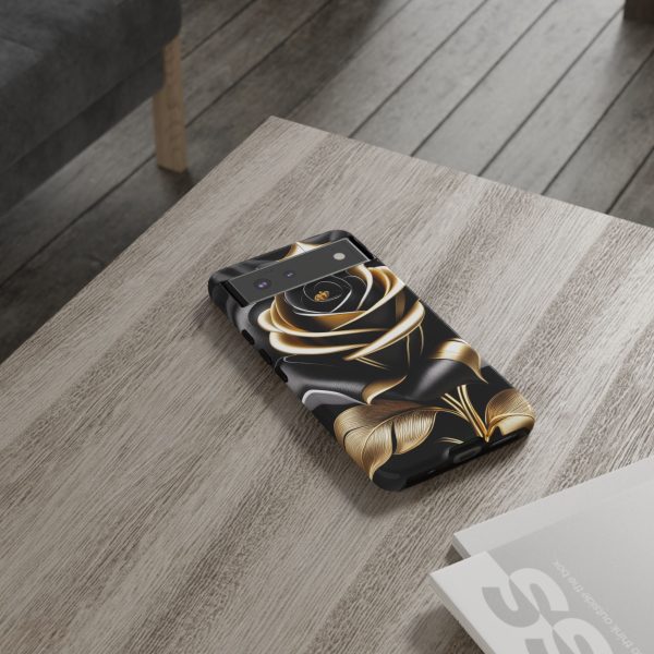 Copy of Black and Gold Rose iPhone | Samsung | Samsung Galaxy | Google Pixel - Cell Phone Tough Cases - Image 71