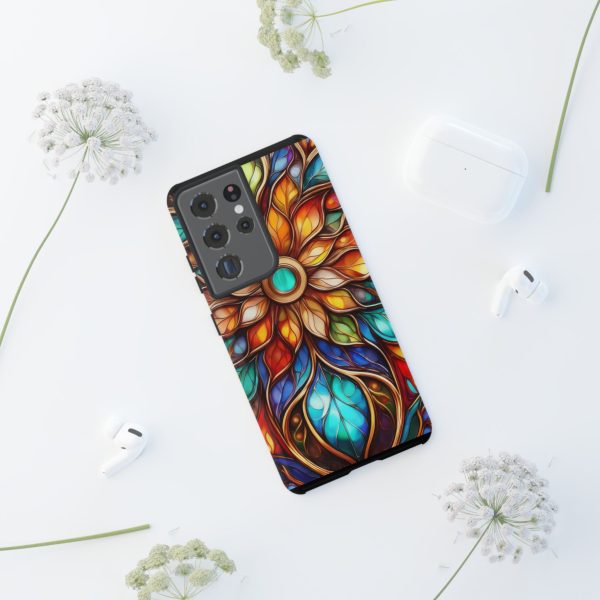 Stained Glass Flower SG1 Cell Phone Tough Cases iPhone | Samsung | Samsung Galaxy | Google Pixel - Image 63