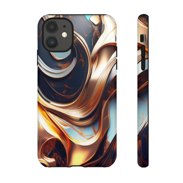 Navy Blue Gold Cell Phone Tough Cases iPhone | Samsung | Samsung Galaxy | Google Pixel - Image 25