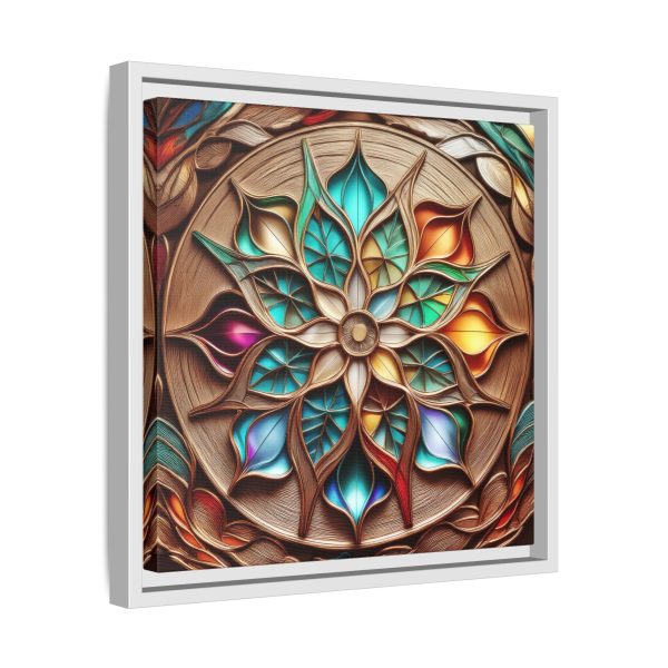 Wood Grain Style WG5 Matte Canvas, Framed (Multi-color) - Image 18