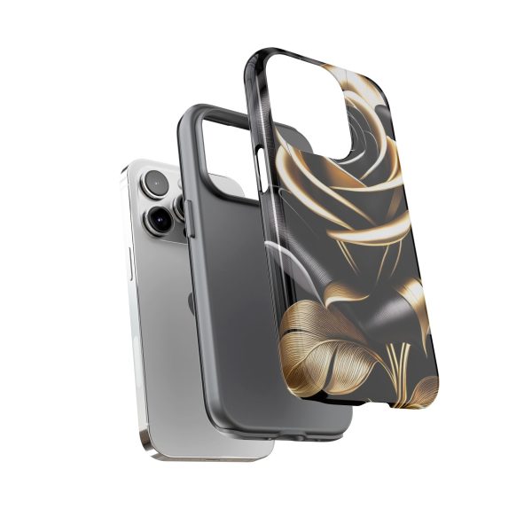 Copy of Black and Gold Rose iPhone | Samsung | Samsung Galaxy | Google Pixel - Cell Phone Tough Cases - Image 104