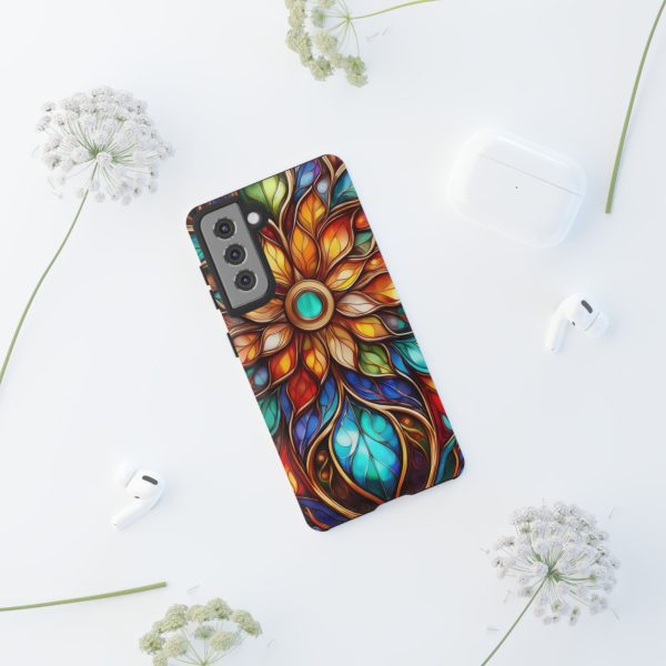 Stained Glass Flower SG1 Cell Phone Tough Cases iPhone | Samsung | Samsung Galaxy | Google Pixel - Image 57