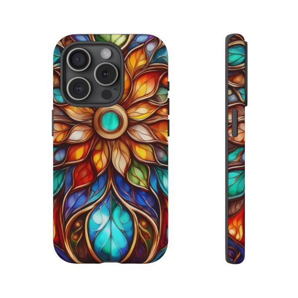 Stained Glass Flower SG1 Cell Phone Tough Cases iPhone | Samsung | Samsung Galaxy | Google Pixel - Image 181