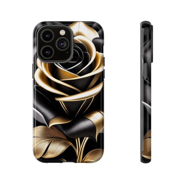 Copy of Black and Gold Rose iPhone | Samsung | Samsung Galaxy | Google Pixel - Cell Phone Tough Cases - Image 118