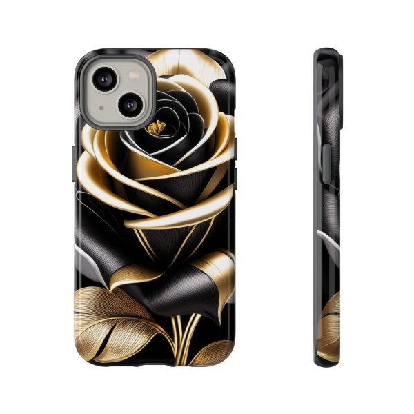 Copy of Black and Gold Rose iPhone | Samsung | Samsung Galaxy | Google Pixel - Cell Phone Tough Cases - Image 94