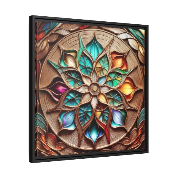 Wood Grain Style WG5 Matte Canvas, Framed (Multi-color) - Image 10